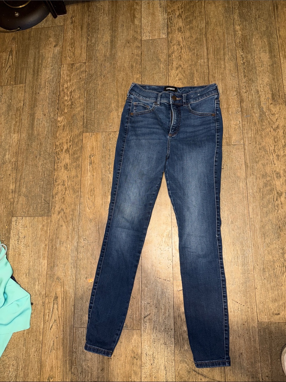 Express Indigo Skinny Jeans